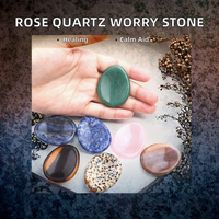 Vente en gros Runyangshi Quartz Rose Naturel Ovale Poli, Pierre de Soin Anti-Stress Thème Amour Tendance Mode, Pierres de Guérison en Cristal pour l'Artisanat