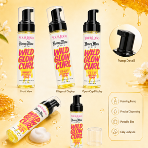 มูสจัดแต่งทรงผมแบบโฟม OEM ODM สำหรับผมหยิกและผมต่อ ป้องกันผมชี้ฟู จัดทรงได้ปานกลาง ออร์แกนิค ล้างออกได้ - Product Image 4