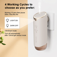 Diffuseur d'arômes intelligent 130 ml, utilisation à domicile ou à l'hôtel, portable, à brancher, huiles essentielles, aromathérapie, silencieux, sans eau, électrique