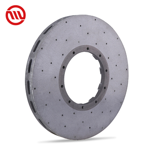 Disque de frein en céramique carbone personnalisé pour la course, fabriqué en Chine, 355/380/390/405/410/440 mm, avec support en aluminium - Product Image 2