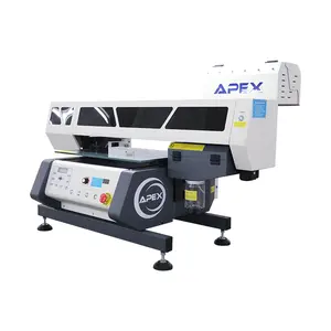 Fast speed apex uv4060 led uv logo digital printer for acrylic