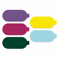 Patch hydrocolloïde ovale coloré pour comédons fermés, autocollant de soin pour le visage