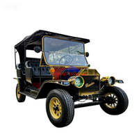 Voiture de tourisme vintage électrique 8 places avec moteur AC et batterie au plomb, pour le tourisme culturel du Moyen-Orient, les zones piétonnes des villes et les déplacements de visiteurs, vitesse 50 km/h