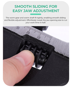 طقم مفاتيح ربط قابلة للتعديل احترافية من الفولاذ الكربوني بأحجام متعددة 6 و8 و10 بوصات للسيارات - Product Image 6