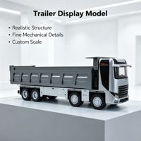 Modèle d'affichage de camion benne autonome pour salle d'exposition d'entreprise et salon professionnel international
