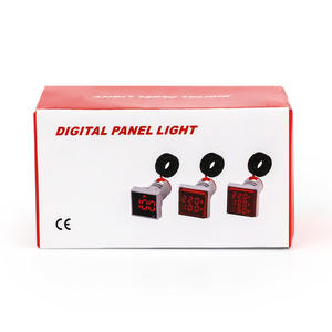 Indicador LED redondo de 22mm Voltímetro Pantalla digital Amperio-Medidor de voltaje con lámpara piloto - Product Image 5