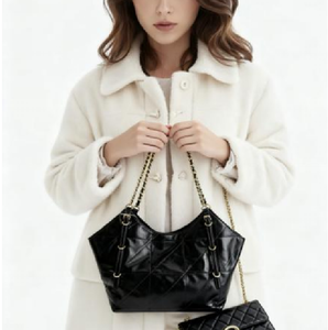 Sac à bandoulière diagonal portable pour femme 2025, sac pour téléphone portable, fermeture éclair, matériau PU imperméable, grande capacité - Product Image 5