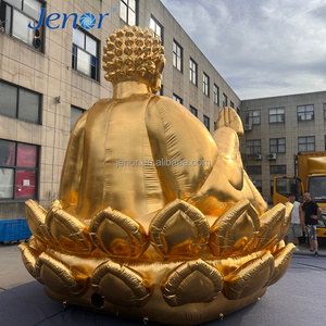 <span class=keywords><strong>Bouddha</strong></span> <span class=keywords><strong>gonflable</strong></span> doré utilisé pour les grandes célébrations extérieures comme décoration et outil publicitaire. - Product Image 4