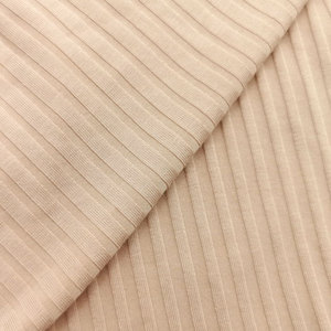 Tela de punto acanalado modal 8*5, tela elástica de viscosa a rayas para camisetas sin mangas, camisetas y camisetas de capa base ajustadas - Product Image 2