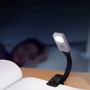 USB ชาร์จไฟหนังสือ LED คลิปบนบุ๊คมาร์คแบบพกพาป้องกันดวงตาเด็กอ่านโคมไฟสําหรับอ่านหนังสือบนเตียง