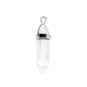Colgante <span class=keywords><strong>de</strong></span> Jade Blanco Hexagonal Curativo, Colgante <span class=keywords><strong>de</strong></span> Cristal en Forma <span class=keywords><strong>de</strong></span> Bala, Colgantes <span class=keywords><strong>de</strong></span> Piedra <span class=keywords><strong>de</strong></span> Cuarzo Puntiagudos - Product Image 3