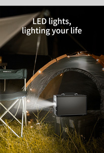 พาวเวอร์แบงค์สำหรับใช้งานกลางแจ้ง 220V ความจุสูง 600W 1000W 1800W 2500W  แบตเตอรี่สำรองสำหรับใช้ในบ้าน แล็ปท็อป และกรณีฉุกเฉิน - Product Image 6