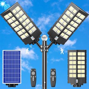 ไฟถนนโซลาร์เซลล์แบบรวมทุกอย่างในหนึ่งเดียว กำลังไฟ 600W 800W 1000W 1200W ความสว่างสูง ควบคุมด้วยรีโมท สำหรับภายนอกอาคาร ขายส่ง - Product Image 1