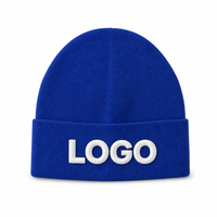 Bonnets personnalisés en gros, bonnets tricotés à revers avec broderie de logo, 100% acrylique, unisexe, pour hommes, fourniture directe usine, faible MOQ, camouflage, plage