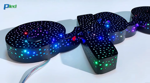 Individuelle Kanalbuchstaben LED-Hintergrundbeleuchtung RGB-Farbband Fernbedienung Ladenschild IP65 Wasserdicht Innen/Außen <span class=keywords><strong>PLED</strong></span> Marke - Product Image 4