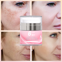 Soins de la peau 6 en 1 de marque privée Vitamine C E organique Blanchissant Collagène Rétinol Best Lift Crème anti-âge pour le visage