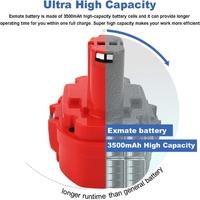 Batterie Ni-MH 3,5 Ah 18 V pour Makita PA18 1822 1823 1834 1835 192826-5 192827-3 192829-9 193159-1 193140-2 193102-0 18 V 3500 mAh