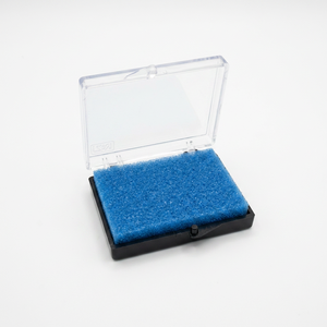 SUNTOOLS/STIPL Model 657B Irregular Shape Plastic Jewelry Mold Case Blue <b>Foam</b> Insert 75x60mm for Jewelry Making Storage - Product Image 1