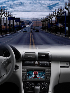 Pour <span class=keywords><strong>Mercedes</strong></span>-Benz W203 W209 C180 C200 (04-07) Écran de voiture intelligent Linux 7 pouces, avec Android Auto et CarPlay Lecteur multimédia - Product Image 2