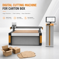Máquina de Corte CNC Digital de Cama Plana con Cuchilla Oscilante para Cajas de Cartón Corrugado y Tablero KT