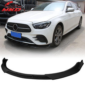 Lèvre de pare-chocs avant pour Benz W213 2021-2023 Classe E Style B Spoiler PP Noir Mat Haute Qualité Pièces Auto Kit Carrosserie - Product Image 1