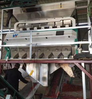 Kosteneffectieve volledig intelligente kleurenbonensorteermachine voor sojabonen, maïs, noten, fruit & tarwe met CCD en variabel licht PLC