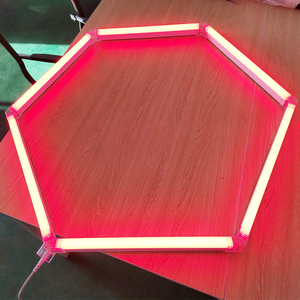 Nouvelles lampes LED hexagonales portables pour <span class=keywords><strong>garage</strong></span> et atelier, grandes lampes tubulaires hexagonales 110lm/W, indice de protection IP54, AC 85-265V, garantie de 2 ans - Product Image 6