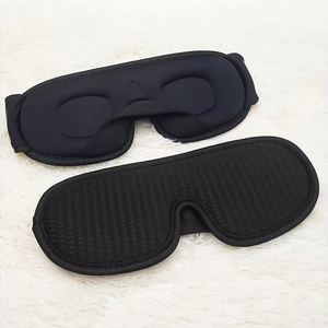 Hot Selling 3D Blackout Cotton Satin Elastic Soft Comfortable Freely Adjustable Custom Travel Size Light Eye <b>Mask</b> - Product Image 2