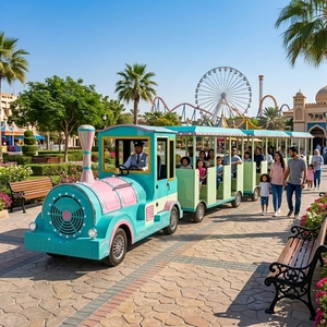 Train sans rails électrique Nova Rides à 28 places, tout nouveau train sans rails à vendre, train sans rails à batterie pour enfants <span class=keywords><strong>Luna</strong></span> Park - Product Image 2