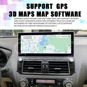 วิทยุติดรถยนต์ขนาด 12.3 นิ้ว สำหรับ Toyota Land Cruiser Prado ปี 2014-2017 ระบบ Android 10 เครื่องเล่นมัลติมีเดีย วิดีโอ สเตอริโอ GPS Carplay - Product Image 4