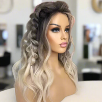 Perruques Body Wave en Cheveux Humains Brésiliens, Full Lace HD Sans Colle, Pré-Pluckées avec Baby Hair, 36 Pouces de Long, Noir Naturel pour Femmes, Usage Quotidien