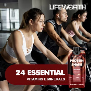 LIFEWORTH Whey Protein, bağışıklık desteği için C vitamini içmeye hazır 24g proteini sallayın - Product Image 5