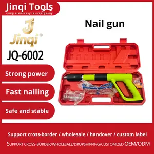 Industrial/DIY Special JQ6002 Herramienta neumática de decoración de techo <span class=keywords><strong>Pistola</strong></span> de clavos de hormigón para techos Garantía de 1 año - Product Image 2
