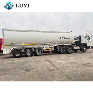 Usine 3 essieux mazout diesel pétrolier semi-remorque camion Howo 45000 litres réservoir d'huile camion semi-remorque essence citerne Traile - Product Image 6