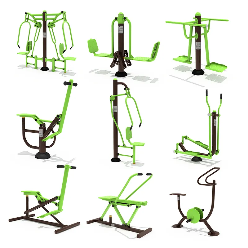 Cheap Galvanized鋼パーク屋外Fitness Gym Fitness Equipment For Sale