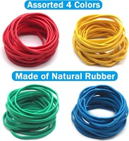 Approvisionnement direct usine, Vente chaude : Mini balles d'élastiques en TPR de 35g (environ 90 élastiques par boule), couleurs assorties