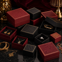 Boîte à bijoux portable écologique avec couvercle et base, personnalisable avec logo, emballage cadeau en papier pour montres et bijoux, Dubaï, Arabie Saoudite, mariage