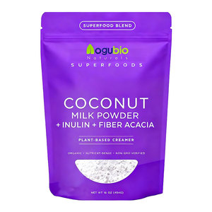 Aogubio Fornece Pó de Mistura de Leite de Coco de Grau Alimentício, Pó de Leite de Coco Orgânico + Inulina + Fibra de Acácia - Product Image 4