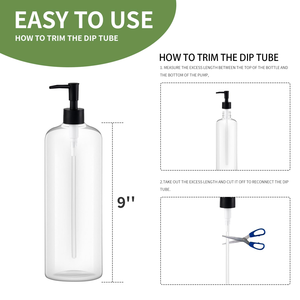Livraison Rapide Pompe Distributrice à Ressort Externe en Plastique 28mm Dosage 4ml Pompe à Lotion Manuelle Verrouillage Gauche Droite pour Emballage d'Huile Capillaire - Product Image 4