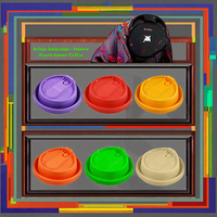 Couvercle jetable anti-déversement en PP injecté de 90 mm de diamètre, coloré (rouge, vert, violet, orange), de qualité alimentaire, pour tasses à café et thé au lait – Vente en gros