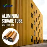 Façade murale verticale moderne en aluminium, options de couleur personnalisées, écologique, anti-corrosion, pour bâtiments multi-étages en extérieur