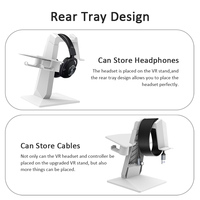 Support VR pour Oculus Quest 2 Accessoires Casque VR et contrôleurs tactiles Support d'affichage Index Noir