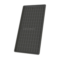 Pas cher Noir Peu Profond 4x8 Intérieur Rolling Flood and Drain System Micro Veg Plants Plateaux De Culture En Plastique À Vendre