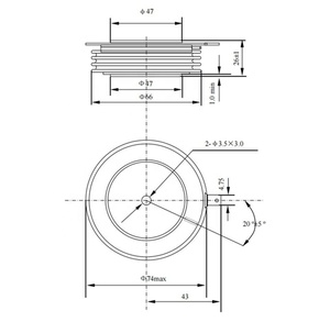 Czkp1178nc14 công suất cao nhanh chóng chuyển đổi Thyristor bóng bán dẫn cho biến tần mới ban đầu rời rạc bán dẫn mô-đun ixys - Product Image 3