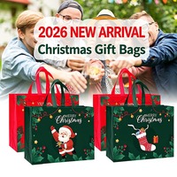 Sacs cadeaux en non-tissé personnalisables pour FBA, prêts à l'emploi, nouveaux designs, Halloween, Noël, 32x25x17, pour l'exportation transfrontalière