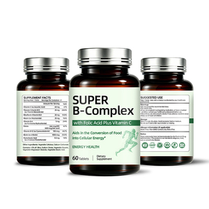 Vitaminas del Complejo B con Vitamina C y Ácido Fólico, Vitaminas para la Salud Inmunológica, Apoyo Energético, Estado de Ánimo y Rendimiento Cognitivo - Product Image 2