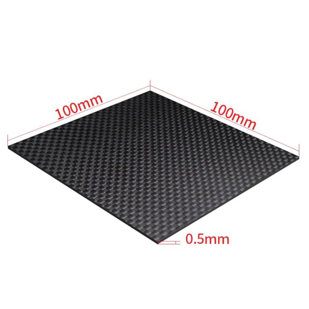 plain twill weave carbon fiber sheet 100*100*2mm for square coaster