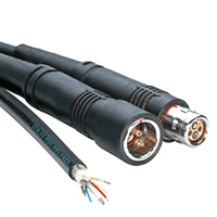 Câble tactique en fibre optique SMPTE 311M 3k.93c pour caméra de diffusion avec acier inoxydable pour connexion HDTV 5G 2 fibres + 2 cuivre