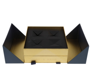 Hộp Bao Bì Các Tông Tùy Chỉnh Lễ Hội Sang Trọng Hộp Quà Bánh Trung Thu 4 Ô Giấy - Product Image 2