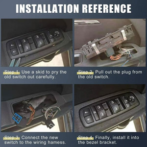 Control de interruptor de ventana de espejo de conductor VOLLSUN con Panel negro 61319217329 para <span class=keywords><strong>BMW</strong></span> <span class=keywords><strong>E90</strong></span> E91 318i 320i 325i 335i - Product Image 4